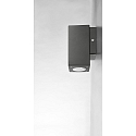 HEITRONIC Luminaria de pared para exteriores GALERA de 1 llama GU10 IP54, antracita 