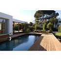 HEITRONIC Luminaria empotrable para exteriores MURANO con enchufe IP54, antracita 