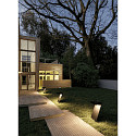 HEITRONIC Luminaria de pie para exteriores Z-LINE con sensor, con conexi�n USB, con bater�a IP54, antracita regulable