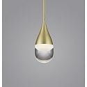 LED Pendant luminaire DEEP LED, IP20, gold matt