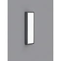 Luminaria de pared para exteriores SCALA angular, lang IP44, grafito, blanco 