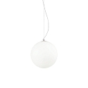 Luminaria colgante MAPA BIANCO SP1 D30 E27 IP20, blanco 