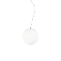 Luminaria colgante MAPA BIANCO SP1 D2 E27 IP20, blanco 