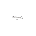 Luminaria de pared POSTA AP4 de 4 llamas E14 IP20, blanco antiguo 