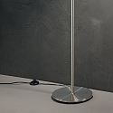 Luminaria de pedestal REGOL PT1 E27 IP20, níquel satinado 