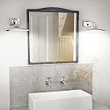 Ideal Lux Luminaria de espejo MIRROR-20 AP2 G9 IP21, cromo 