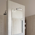 Ideal Lux Luminaria de espejo MIRROR-20 AP2 G9 IP21, cromo 
