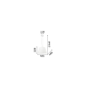 Ideal Lux Luminaria colgante CYLINDER SP1 D40 E27 IP20, cromo 