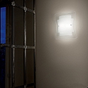 Ideal Lux Luminaria de pared TRIPLO AP1 de 1 llama E27 IP20, transparente, blanco 