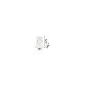 Ideal Lux Luminaria de pared TRIPLO AP1 de 1 llama E27 IP20, transparente, blanco 