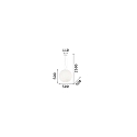 Luminaria colgante MAPA BIANCO SP1 D50 E27 IP20