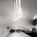 Luminaria colgante FLUT SP1 BIG E27 IP20, blanco 