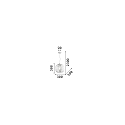 Ideal Lux Luminaria colgante MAPA MAX SP1 D30 E27 IP20, aluminio 