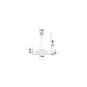 Ideal Lux Luminaria colgante LENA SP3 D74 de 3 llamas E27 IP20, blanco 