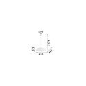 Ideal Lux Luminaria colgante ARIA SP1 D50 E27 IP20, blanco 