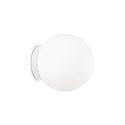 Luminaria de pared MAPA BIANCO AP1 D20 E27 IP20, blanco 