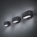 Luminaria de pared para exteriores ANDROMEDA AP1 Arriba-Abajo, de 1 llama E27 IP55, antracita 