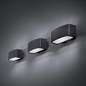 Ideal Lux Luminaria de pared para exteriores ANDROMEDA AP1 Arriba-Abajo, de 1 llama E27 IP55, negro 