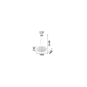 Luminaria colgante PASHA SP6 de 6 llamas E14 IP20