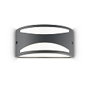Luminaria de pared REX-3 AP1 E27 IP44, antracita 