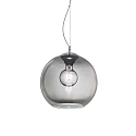 Luminaria colgante NEMO FUME SP1 D30 E27 IP20, color humo 