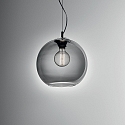 Ideal Lux Luminaria colgante NEMO FUME SP1 D30 E27 IP20, color humo 