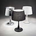 Ideal Lux Luminaria de mesa LONDON TL1 SMALL E27 IP20, negro