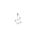 Ideal Lux Luminaria colgante BISTRO SP1 SQUARE E27 IP20, transparente