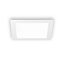 LED recessed area light GROOVE SQUARE, IP20, 11.8cm, 10W 3000K 890lm 110°, white