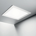 Luminaria de superficie GROOVE SQUARE 11.8CM peque�o, cuadrado IP20, blanco 