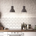 Ideal Lux Luminaria colgante BREEZE SMALL ajustable E27 IP20, negro mate, blanco