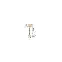 Ideal Lux Luminaria de pedestal DRIFTWOOD de 1 llama, con pantalla E27 IP20, lienzo, madera