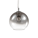 Luminaria colgante NEMO E27 IP20, cromo, claro