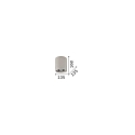 Ideal Lux Luminaria de techo OAK ROUND giratorio GU10 IP20, gris, pintado