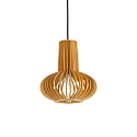 Luminaria colgante CITRUS-2 inclinable E27 IP20, madera, negro