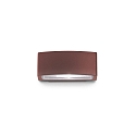 Luminaria de pared para exteriores ANDROMEDA Arriba-Abajo, de 1 llama E27 IP55, satinado, marr�n caf� 