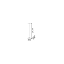 Ideal Lux Deckenfluter COLONNA, height 181cm, 4x GX53, with switch, metal / acrylic, black