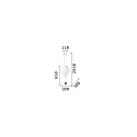 Ideal Lux Luminaria colgante DREAM BIG E27 IP20, estopa, blanco