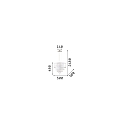 Ideal Lux Luminaria colgante OPERA de 4 llamas, ajustable E27 IP20, blanco