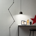 Ideal Lux Luminaria colgante TALL BIG ajustable E27 IP20, negro