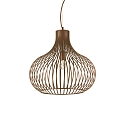 Luminaria colgante ONION MEDIUM E27 IP20, marr�n