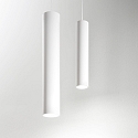 LED pendant luminaire TUBE, � 6cm / H 40cm, 9W 3000K 850lm, white