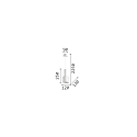 Luminaria colgante HOLLY de 1 llama E27 IP20, lat�n cepillado
