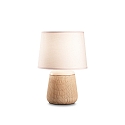 Luminaria de mesa KAL�-2 con interruptor E14 IP20, chintz, barro cocido