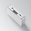 Ideal Lux Luminaria empotrable LIKA PL SURFACE de 5 llamas, para estaci�n de trabajo VDU, versi�n de montaje en superficie, on/off IP20