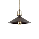 Luminaria colgante ERIS-4 E27 IP20, dorado mate, negro