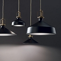 Ideal Lux Luminaria colgante ERIS-4 E27 IP20, dorado mate, negro