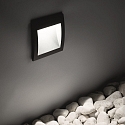 Ideal Lux Luminaria de pared empotrable WIRE FI D9 abajo, asim�trico, conmutable IP65, antracita 