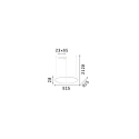Ideal Lux Luminaria colgante HULAHOOP 815 redondo, ajustable IP20, blanco