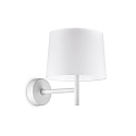 Luminaria de pared SET UP de 1 llama E27 IP20, blanco